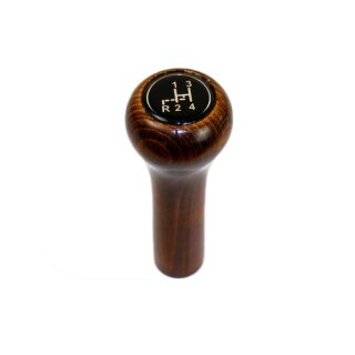 Big long Wooden  gear knob 12mm. for beetle 1303 with 4 speed Logo