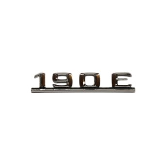 Typenzeichen " 190E"  für Mercdes W201 Kofferraumdeckel