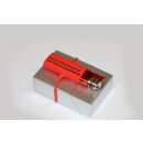 Red rubber lighter Cover with lighter