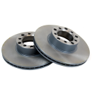 Front brake discs 278mm, ventilated for Mercedes R107...