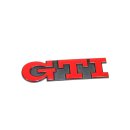 Hinteres GTI Emblem Tornadorot für VW Golf III