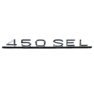 Typenzeichen 450SEL für Mercedes W116