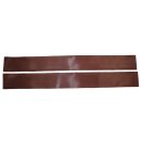 Brown rubber mat set 15x130cm.