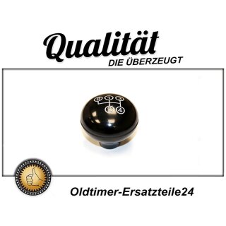 Black Shift knob without thread for Mercedes 190SL