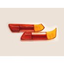 Glass set red-orange for early Mercedes W111 / W113 taillights