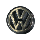 VW emblem chrome/ black 50mm for Golf Jetta Passat 35i...