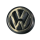 VW Emblem Chrom/ schwarz 50mm für Golf Jetta Passat 35i Polo 86 Scirocco Hinten