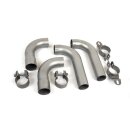 Stainless steel tailpipe set for Porsche 356 B / C