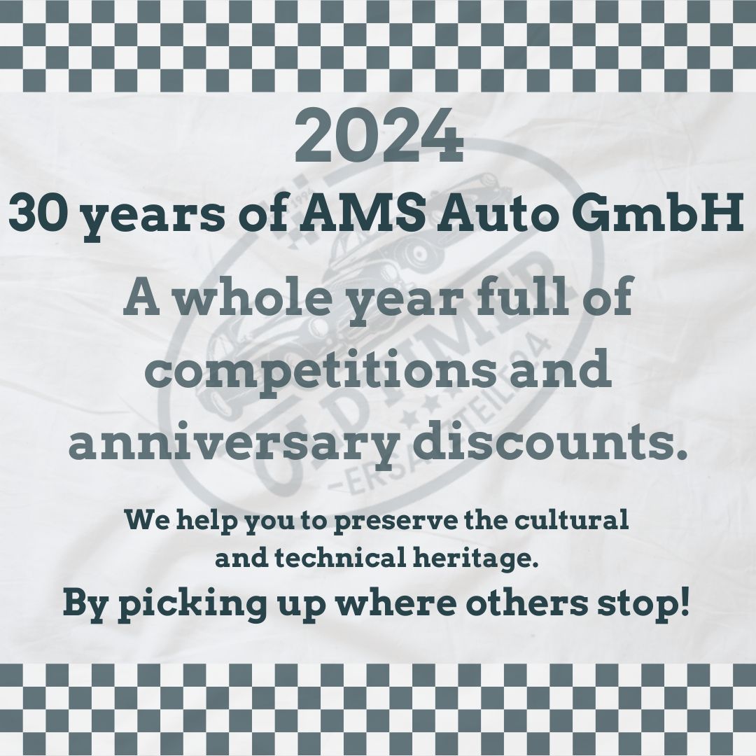 Englisch 30 Jahre AMS Auto GmbH